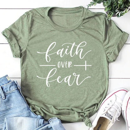 Faith Over Fear Graphic T-Shirt