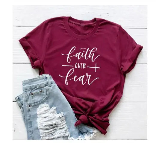 Faith Over Fear Graphic T-Shirt