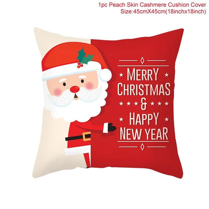 Cartoon Christmas Pillow Cover