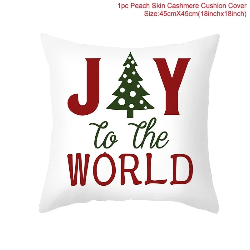 Cartoon Christmas Pillow Cover