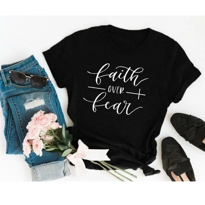 Faith Over Fear Graphic T-Shirt