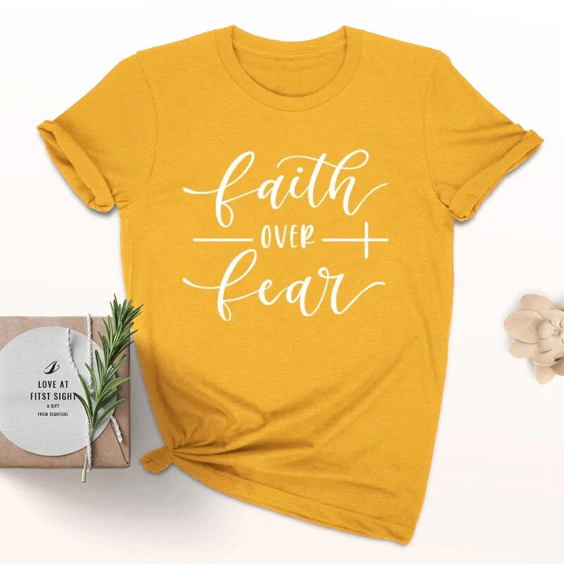 Faith Over Fear Graphic T-Shirt